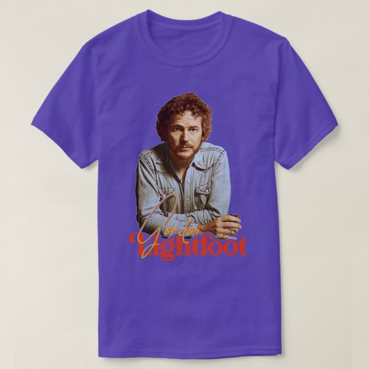 Gordon Lightfoot Retro Read My Mind Tribute T-shirt (Design voorkant)