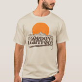 Gordon Lightfoot Rising Sun Classic Folk Singer T-shirt (Voorkant)