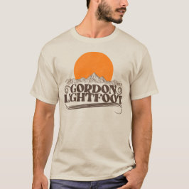 Gordon Lightfoot Rising Sun Classic Folk Singer T-shirt