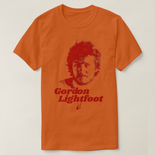 Gordon Lightfoot Tribute in Red Ook in Black Green T-shirt (Design voorkant)