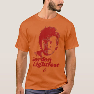 Gordon Lightfoot Tribute in Red Ook in Black Green T-shirt