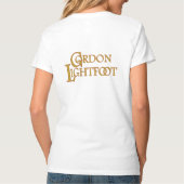 Gordon Lightfoot | Tribute to the Legendary T-shirt (Achterkant)