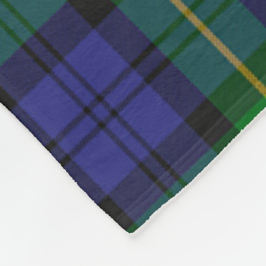 Gordon Modern Clan Badge Tartan Pset Fleece Deken (Hoek)