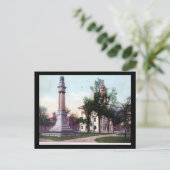 Gordon Monument Savannah Georgia 1909  Briefkaart (Staand voorkant)