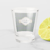 Gordon Originele Schotse Clan Tartan Shot Glas (Achterkant)