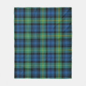 Gordon Oude Oorspronkelijke Schotse Plaid Fleece Deken (Voorkant)