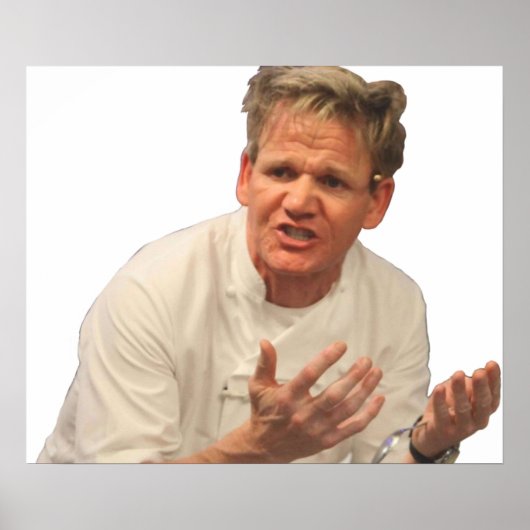 Gordon Ramsay Poster (Voorkant)