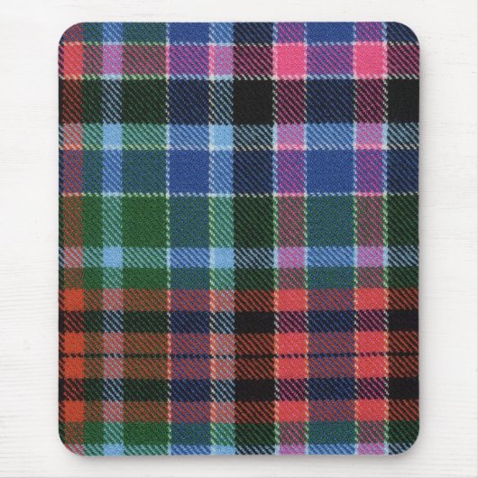 Gordon Red Ancient Tartan Mousepad Muismat (Voorkant)