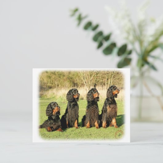 Gordon Setter 9Y105D-080 Briefkaart (Staand voorkant)