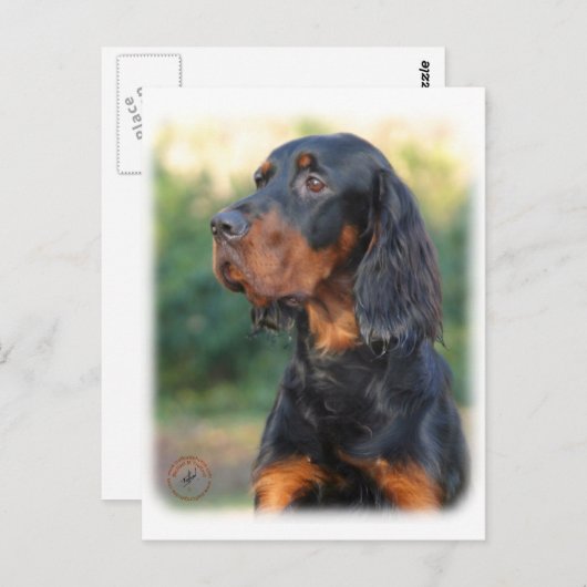 Gordon Setter 9Y109D-021 Briefkaart (Voorkant / Achterkant)