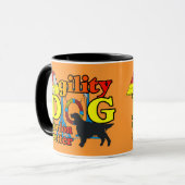 Gordon Setter Agility Shirten Gifts Mok (Voorkant links)