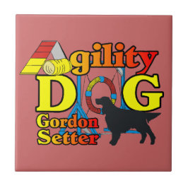 Gordon Setter Agility Tegeltje