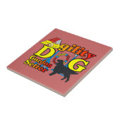 Gordon Setter Agility Tegeltje (Zijkant)
