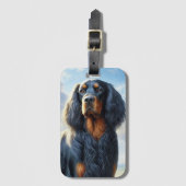 Gordon Setter Bagagelabel (Voorkant (verticaal))