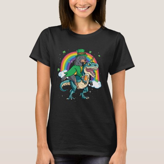Gordon Setter Beer Dino Rex Horn Rainbow T-shirt (Voorkant)