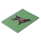 Gordon Setter BFF Notitieboek (Linkerzijde)