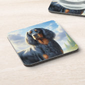 Gordon Setter Bier Onderzetter (Linkerzijde)