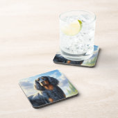 Gordon Setter Bier Onderzetter (Rechterzijde)