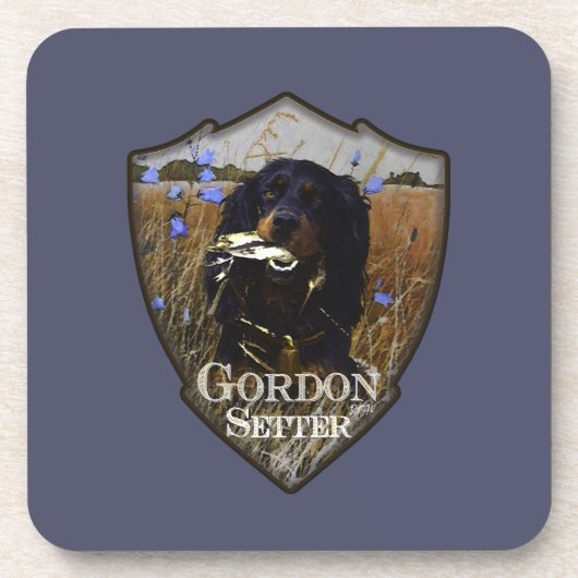 Gordon Setter Bier Onderzetter (Voorkant)