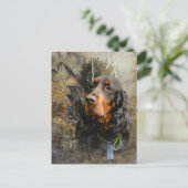 Gordon Setter Briefkaart (Staand voorkant)