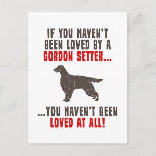 Gordon Setter Briefkaart