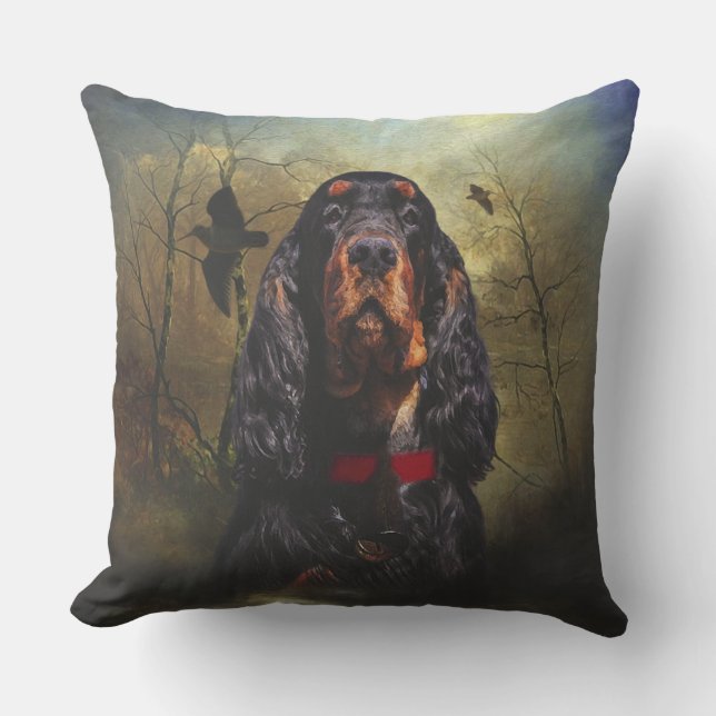 Gordon Setter Buitenkussen (Voorkant)
