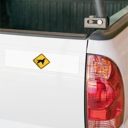 Gordon Setter Bumpersticker (Op Truck)