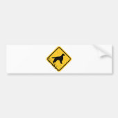 Gordon Setter Bumpersticker (Voorkant)