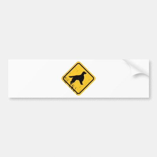 Gordon Setter Bumpersticker (Voorkant)