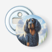 Gordon Setter Button Flesopener (Voorkant)