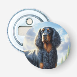 Gordon Setter Button Flesopener