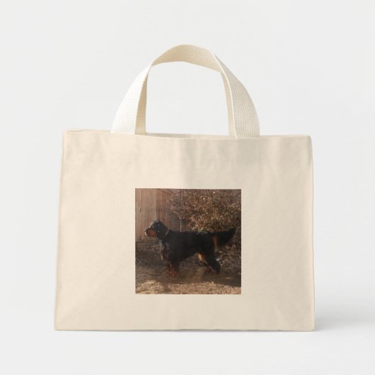 Gordon Setter Canvas tas (Voorkant)