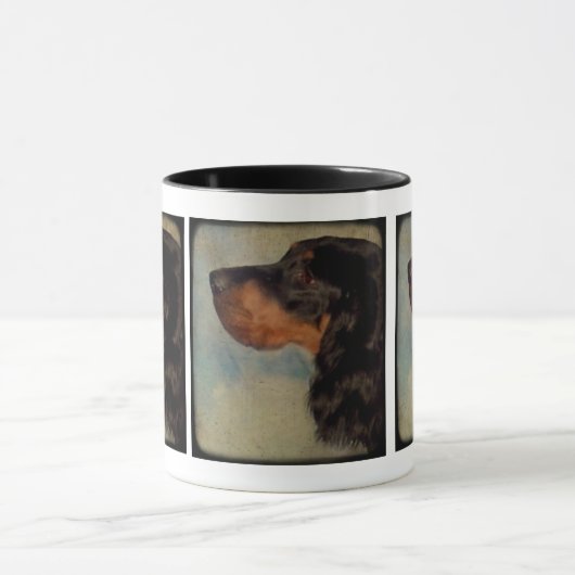 Gordon Setter Ceramic Mok (Midden)