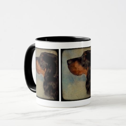 Gordon Setter Ceramic Mok (Voorkant links)