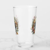 Gordon Setter Christmas Joy – Seasonal Dog Art Glas (Links)