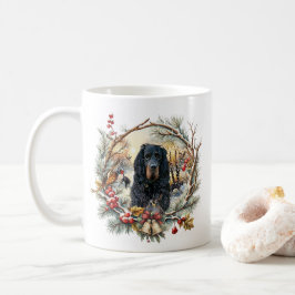 Gordon Setter Christmas Joy – Seasonal Dog Art Koffiemok