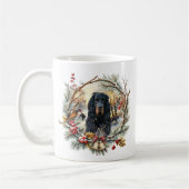 Gordon Setter Christmas Joy – Seasonal Dog Art Koffiemok (Links)