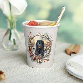 Gordon Setter Christmas Joy – Seasonal Dog Art Papieren Bekers