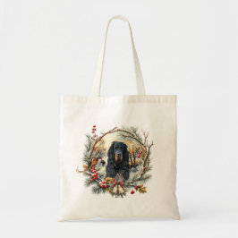 Gordon Setter Christmas Joy – Seasonal Dog Art Tote Bag