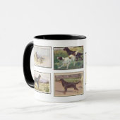 Gordon Setter Cigarette Kaarten Ceramische Mok (Voorkant links)