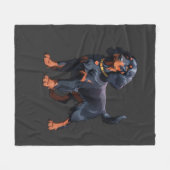 Gordon Setter Classic T-Shirt Fleece Deken (Voorkant (Horizontaal))