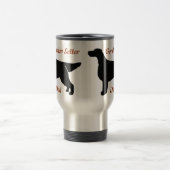 Gordon Setter Dad Aluminium Travel Mug Reisbeker (Center)