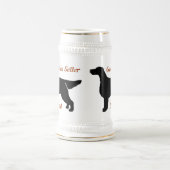 Gordon Setter Dad Ceramic Stein Bierpul (Center)