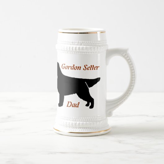 Gordon Setter Dad Ceramic Stein Bierpul (Rechts)
