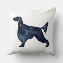 Gordon Setter Dog Black Waterverf Silhouette