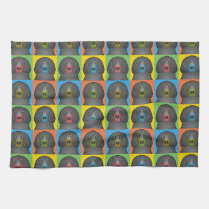 Gordon Setter Dog Cartoon Pop-Art Theedoek
