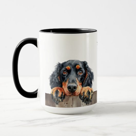 Gordon Setter Dog Mok (Links)