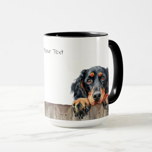 Gordon Setter Dog Mok (Voorkant rechts)