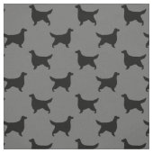 Gordon Setter Dog Silhouettes Pattern Stof (Swatch)