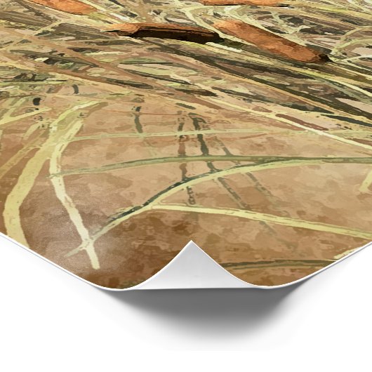 Gordon Setter , Duck jagende Tapestry Perfect Poster (Hoek)